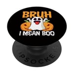 Halloween - Brush I Mean Boo PopSockets PopGrip Interchangeable