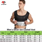 Gilet De Sauna Amincissant Pour Homme, Vêtement En Forme De Sueur, Grande Taille, T-Shirt Thermo, En Polymère