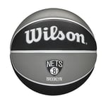 Wilson Basketball, NBA Team Tribute Model, BROOKLYN NETS, Outdoor, Rubber, Size: 7