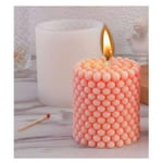 DIY - Candle molds - Cylinder kulor - Gjutform - Ljusform Vit