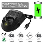 Chargeur de batterie pour Bosch,AL1115CV AC 100-240V 50/60Hz,BAT411 Eddie ion 24.com,outil électrique,prise UE,10.8V/12V - Type EU