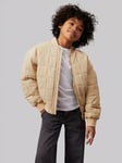 Calvin Klein Kids' Quilted Zipped Bomber Jacket