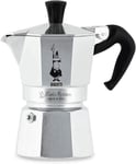 Bialetti Moka Express Aluminium Stovetop Coffee Maker 2 Cup, 8x11x11 cm