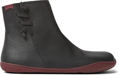 Camper Femme Peu Cami-K400676 Bottines à la Cheville, Noir, 35 EU