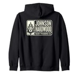 Johnson Hardwoods Bush Trimming Company Funny Gardening Zip Hoodie