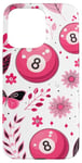 iPhone 15 Pro Max Retro Pink Lucky Disco 8 Ball For Women Case