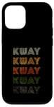 Coque pour iPhone 12/12 Pro T-shirt Kway Love Heart style grunge vintage noir Kway