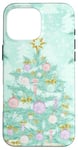 iPhone 16 Pro Max Pastel Green Mint Christmas Tree Ornaments Decoration Winter Case