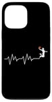 Coque pour iPhone 13 Pro Max Ballon de basket Battement de coeur Cadeau Joueur de Basketball