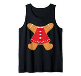 Gingerbread Man Shirt Adult Kids Men Women Cookie Costume Tank Top