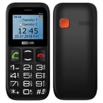 MAXCOM COMFORT MM426 GSM BIG BUTTON LARGE FONT TELEPHONE W/SOS FOR SENIORS BLACK