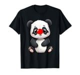 Red Nose Panda Cute Red Nose Funny Red Nose Panda 2025 Kids T-Shirt