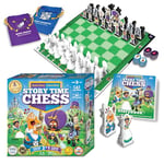 Story Time Chess - Beginners Chess, Kids Chess Set with Book, Chess Game, Traditional Learning Board Games for Boys & Girls Ages 3-103