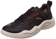 Guess Men's Bassano Trainers, Black, 9 UK