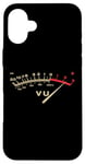 iPhone 16 Plus Retro Classic VU Meter Vintage Stereo Music Lover Men Women Case