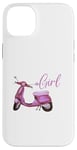 iPhone 14 Plus Cute Scooter Girl Art For Women Kids Scooter Life Lover Case