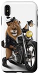 Coque pour iPhone XS Max Lion Riding Classic Chopper Moto