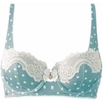 Rembourrés Brigitte Bardot  Soutien-gorge coques bleu Flatterie