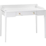 Bureau console avec 1 tiroir - mdf - Blanc mat - renevi de Pascal Morabito