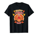 Happy Turkey Day Thanksgiving Family Festive T-Shirt