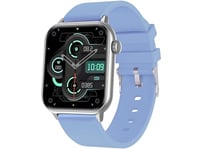 Trevi T-FIT 201 A Smartwatch avec Appel sans Fil, Grand écran AMOLED 1.85" Always on, Fitness Tracker avec contrôle de l'activité Physique/état de Bien-être, Moniteur de Sommeil, étanche IP67, Lilas