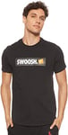 Nike M NSW Tee Swoosh Bmpr Stkr T-Shirt Homme Black/(White) FR: XL (Taille Fabricant: XL)