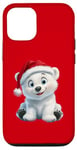 Coque pour iPhone 12/12 Pro Holiday Polar Bear