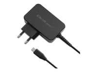 Qoltec Gan Power Pro - Usb-C-Strømadapter - 3-3.25A, 5-20V - Ac 220-240 V - 65 Watt - Svart