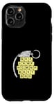 Coque pour iPhone 11 Pro Jeu de blocs de lettres amusant Choisissez soigneusement vos mots