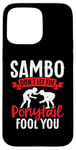 iPhone 15 Pro Max Sambo Girl Female Wrestler Training Sambo Wrestling Case