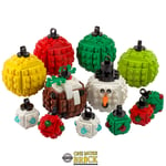 Christmas Tree Bauble Decoration Green x1 | Made with Genuine LEGO Parts