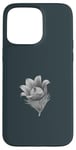 Coque pour iPhone 15 Pro Max Pasqueflower gris