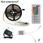 Rgb 300leds 3528 Led Strip Light Smd+44key Remote+12v New Power F No Waterproof Us Regulation