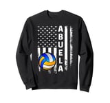 Volleyball Practice Abuela America Flag Men Women Xmas Sweatshirt