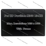 15.6" HP Pavilion X360 15-BK 15-BK163dx FHD LCD LED Screen Touch Assembly Frame