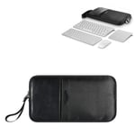 Hosoncovy Portable Keyboard and Mouse Carrying Case Storage Bag Travel Case Protective Case for Apple Magic Keyboard A1644 and Apple Wireless Keyboard A1314 Magic Mouse (Case Only)