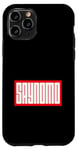 Coque pour iPhone 11 Pro Rouge Saynomo (Say No More) Vintage Red Graphic