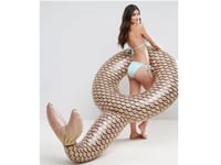 BigMouth Giant Rose Gold Mermaid Tail Pool Float Swimming Beach Holiday Toy New