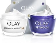 Olay Moisturiser Gift Bag, Womens Skin Care Gift Sets & Kits, Retinol 24 Night 