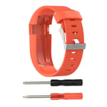 Fitbit Charge HR Stilrent silikon klockband - Storlek S Orange