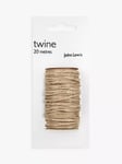 John Lewis Brown Parcel Twine, 20m x 2