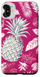 Coque pour iPhone XS Max Festive Tropical Ananas Coque de téléphone Motif Noël