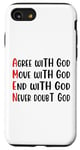 Coque pour iPhone SE (2020) / 7 / 8 Big Bold Faith Amen – Vêtements chrétiens pour elle ou lui