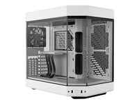 Hyte Y60 - Mid Tower - Utvidet Atx (E-Atx) - Sidepanel Med Vindu (Herdet Glass) - Ingen Strømforsyning (Atx) - Snøhvitt - Usb/Lyd