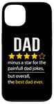 Coque pour iPhone 13 Drôle papa fête des pères blague humour papa fils fille papa papa papa