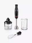 Bosch Series 4 ErgoMaster Pressure Controlled 2-in-1 Hand Blender with Chopper, Black