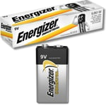 1 x ENERGIZER 9v PP3 Industrial Alkaline Battery Smoke Alarm LR22 Long Expiry