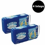 4 Catsan Hygiene Smart Pack Inlays Cat Litter Dust-free Litter Tray Liners