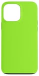 Coque pour iPhone 13 Pro Max Couleur vert citron simple