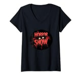 Womens A Nightmare Awaits in the Horror Show Outfit V-Neck T-Shirt